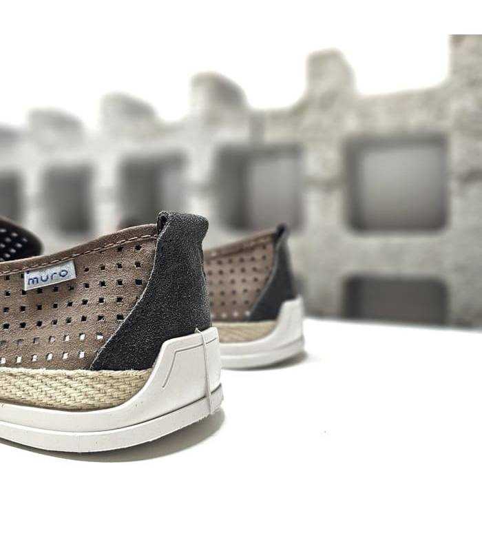 alpargatas slip on marrones