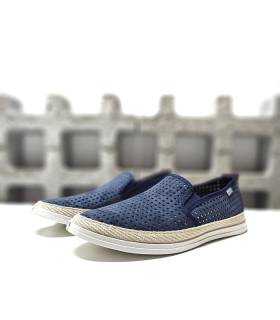alpargatas hombre piel azules