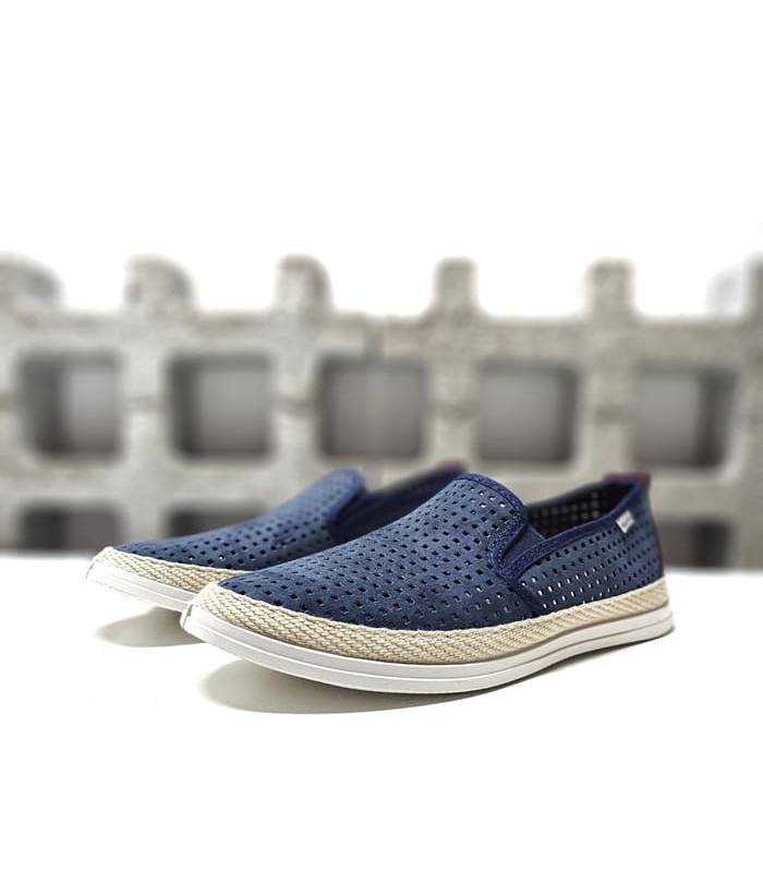 alpargatas hombre piel azules