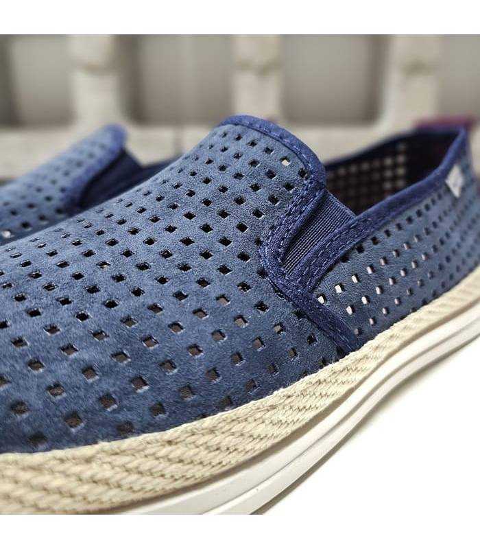 alpargatas azul marino verano