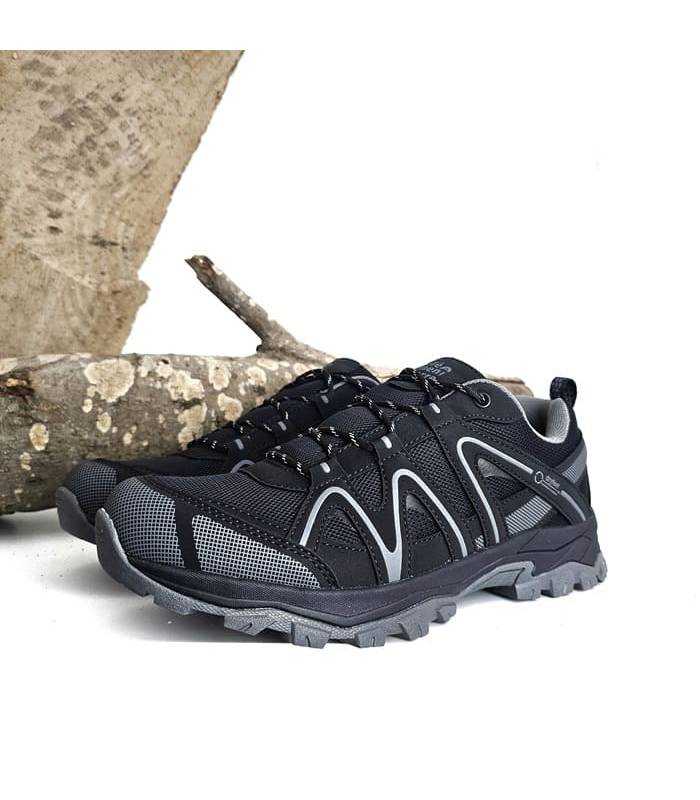 zapatillas senderismo hombre negras impermeables Elementerre Graig