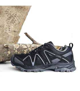 zapatillas montaña negras hombre transpirables trekking ligero