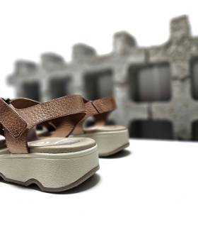 sandalias verano beige suela flexible