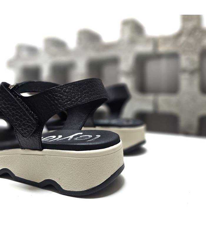 sandalias verano negras suela flexible