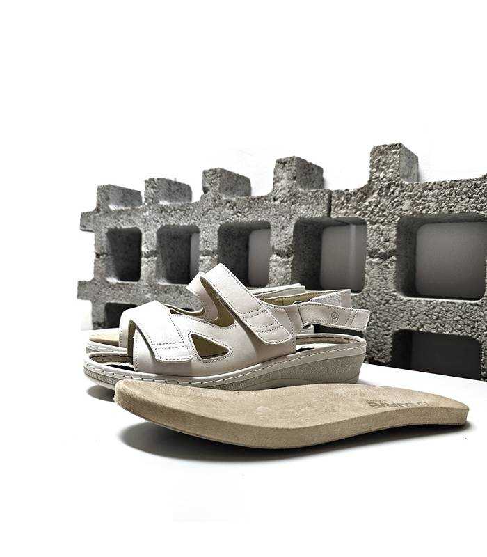 sandalias velcro confort verano plantilla anatómica
