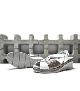sandalias transpirables piel natural, suela