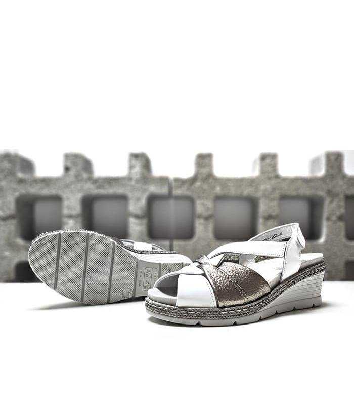 sandalias transpirables piel natural, suela
