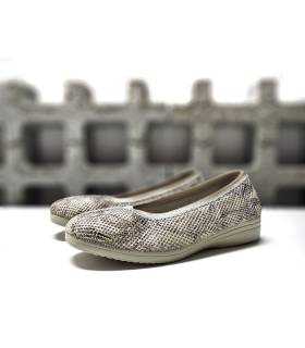 zapatillas cómodas mujer cuña beige