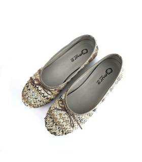 bailarinas casa calle mujer rafia beige transpirables
