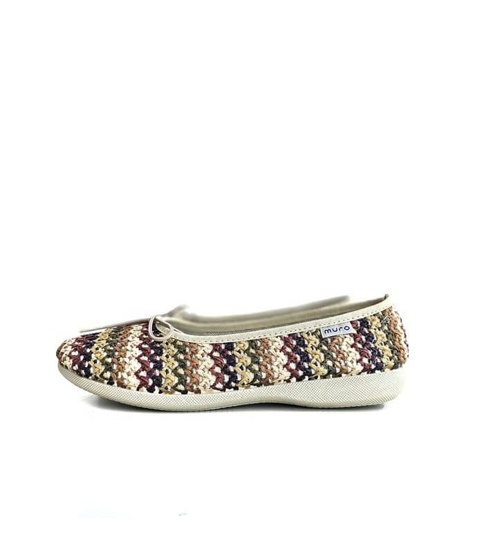 bailarinas verano mujer rafia multicolor ligeras