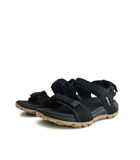 sandalias trekking hombre negras Nicoboco con velcro