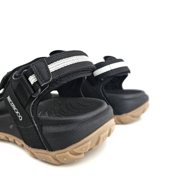 sandalias hombre verano negras Nicoboco cómodas