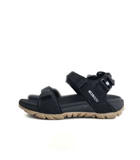 sandalias senderismo hombre negras vista lateral