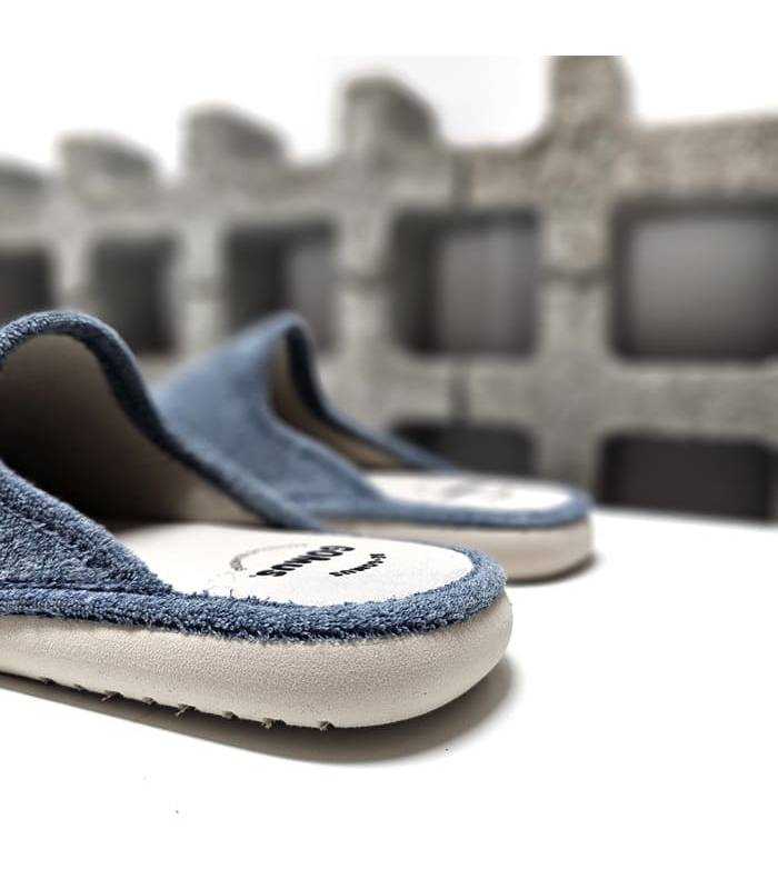 zapatillas casa hombre verano azules ligeras