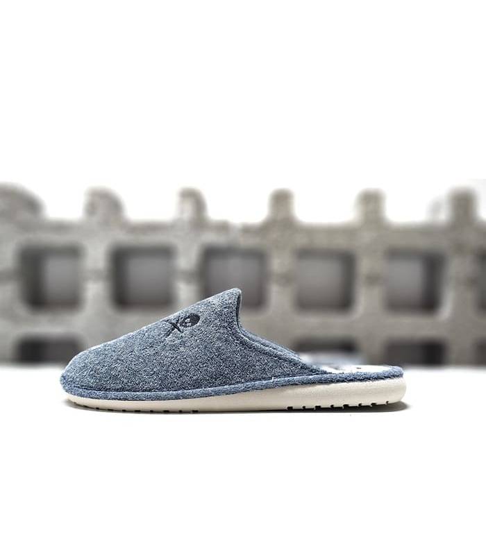 zapatillas casa hombre cómodas Gomus vista lateral