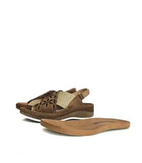 sandalias marrones Comfort Class con plantilla extraible