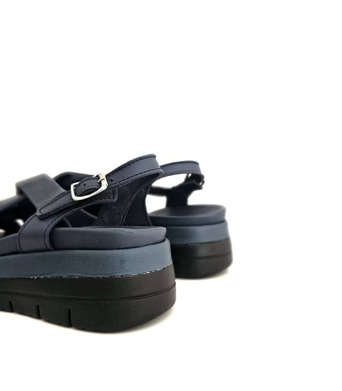 cierre ajustable sandalias azules velcro mujer pies delicados