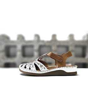 sandalias cerradas mujer cómodas perfil lateral Vicmart