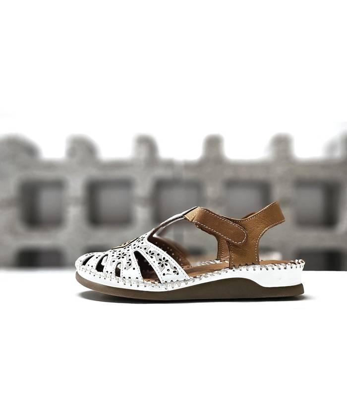 sandalias cerradas mujer cómodas perfil lateral Vicmart