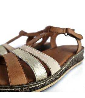 sandalias velcro mujer cómodas plantilla acolchada
