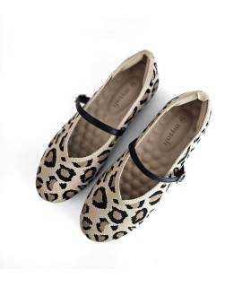 zapatos planos mujer cómodos leopardo