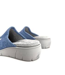 zapatillas casa rosas Plumaflex destalonadas abiertas por detrás
