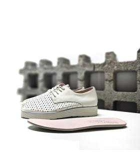 zapatos mujer Chika10 blancos, plantilla extraible