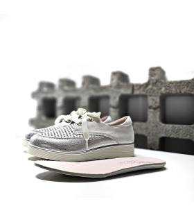 zapatos mujer Chika10 plata con plantilla extraible