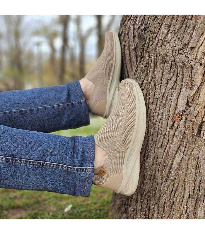 mocasines verano hombre transpirables beige puestos