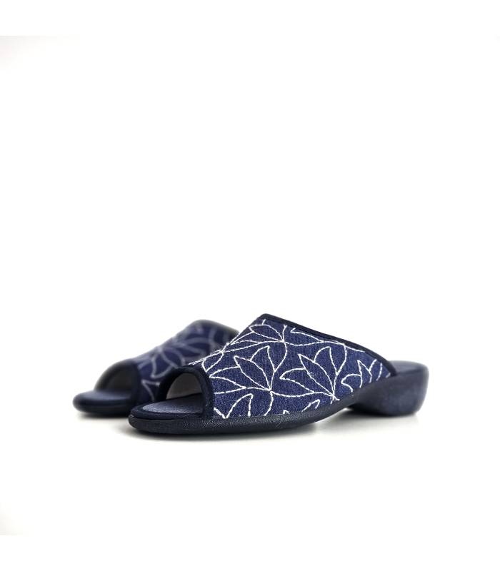 zapatillas casa mujer verano abiertas azules
