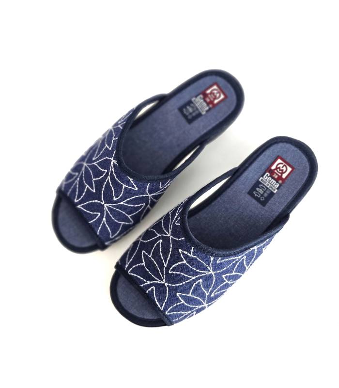zapatillas mujer chinelas verano azul marino