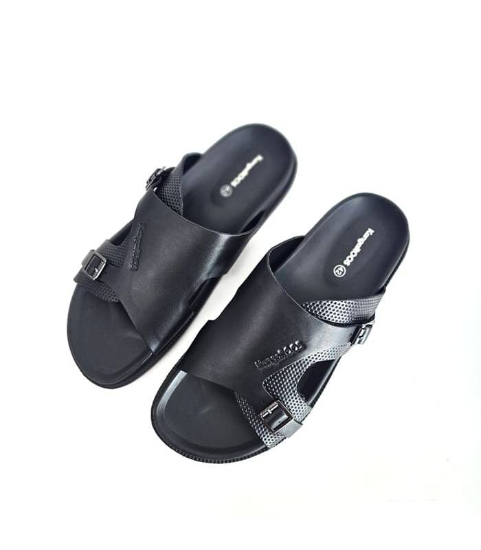 sandalias hombre piel hebillas vista superior