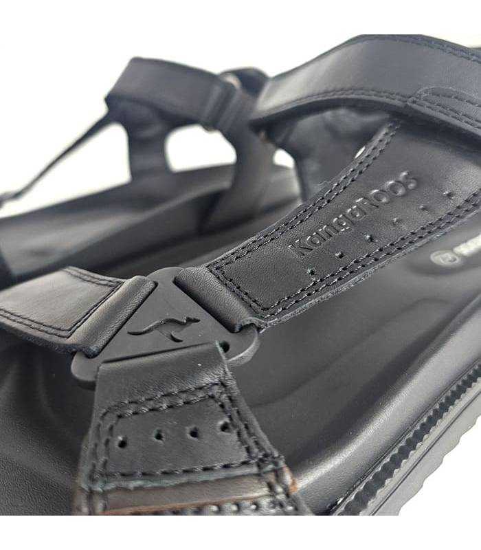 sandalias hombre negras velcro cómodas verano