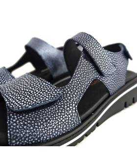 sandalias horma ancha velcro doble ajuste