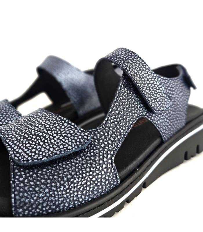 sandalias horma ancha velcro doble ajuste
