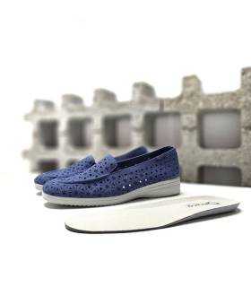 mocasines mujer cuña baja plantilla extraible