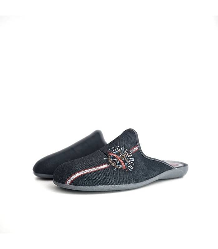 zapatillas casa hombre verano gris abiertas