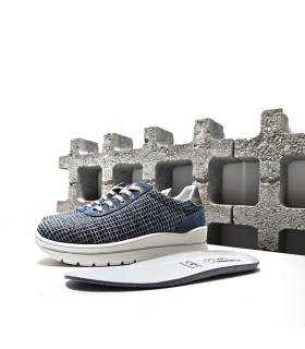 zapatos mujer plantilla extraible azul verano