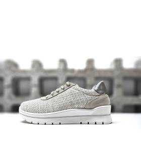 zapatos mujer verano beige vista lateral