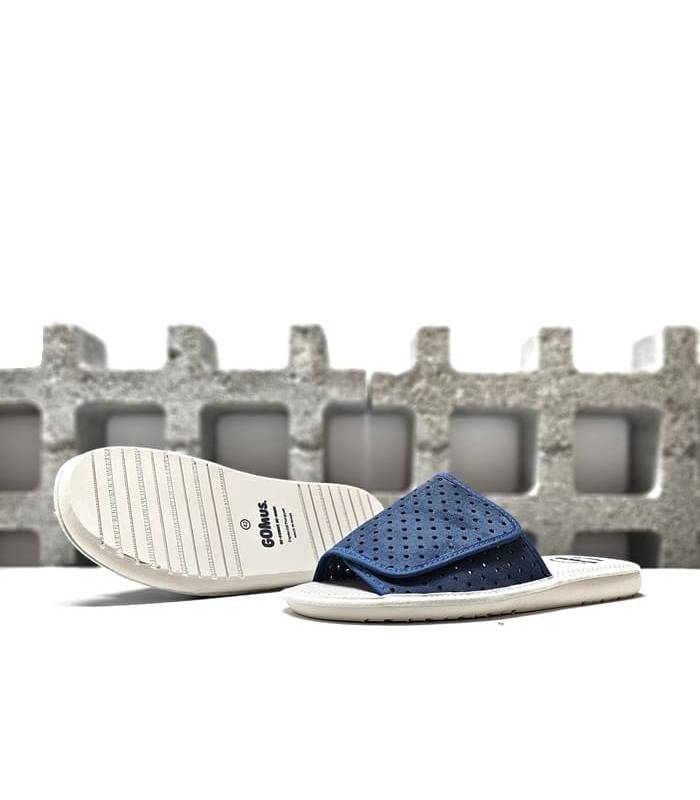 zapatillas verano ligeras hombre azul suela gomus
