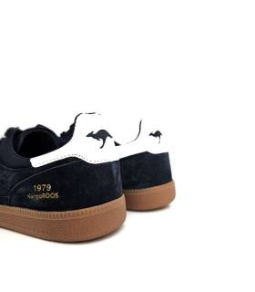 zapatillas kangaroos hombre talón azul contraste