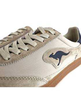 zapatillas piel hombre kangaroos detalle logo
