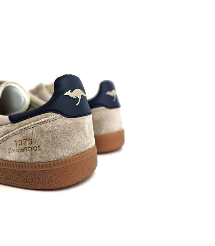 zapatillas kangaroos hombre talón contraste taupe