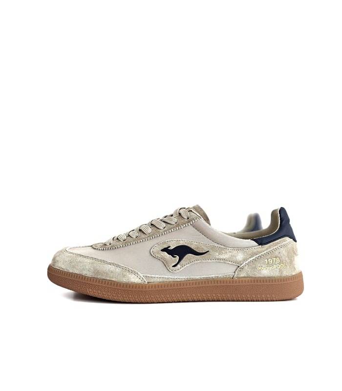zapatillas urban hombre kangaroos taupe perfil