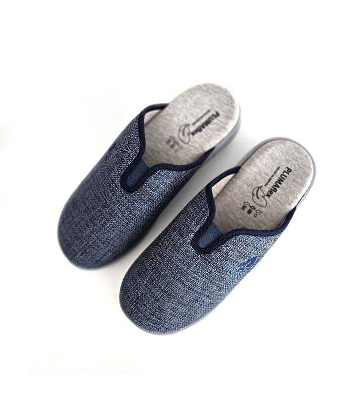 zapatillas mujer descalzas Plumaflex azul plantilla extraíble