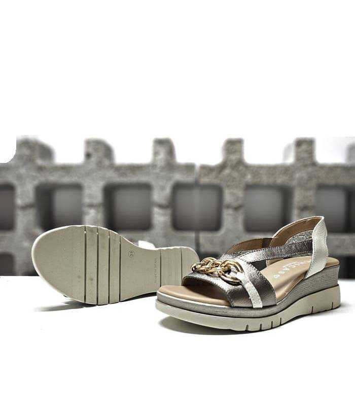 sandalias mujer piel elegantes verano
