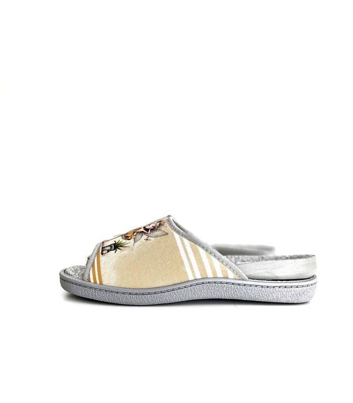 zapatillas mujer algodón verano abiertas