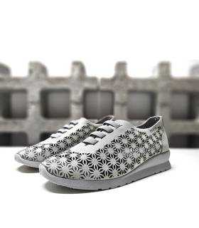 zapatos mujer cómodos verano gris