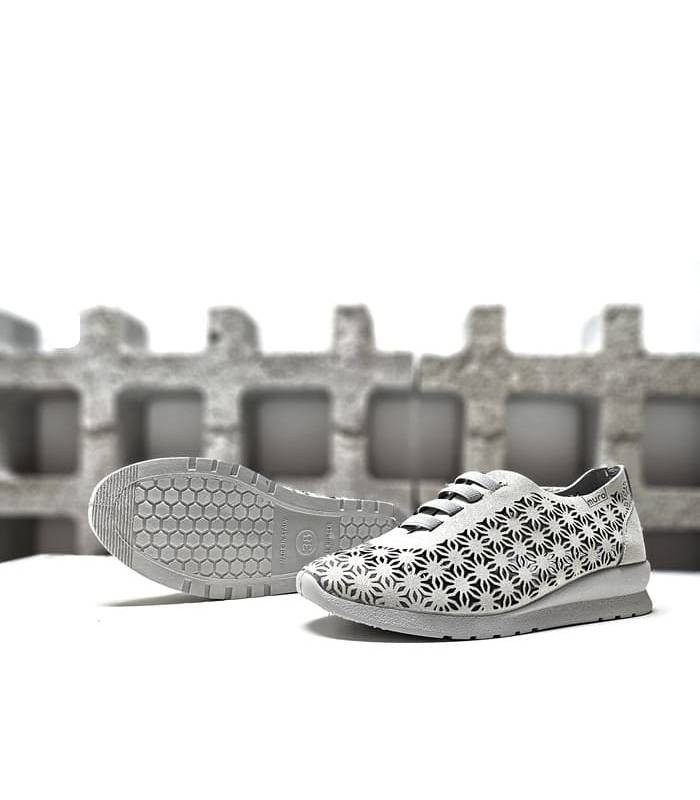 zapatos calados mujer cómodos gris