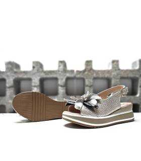 sandalias mujer verano elegantes doradas